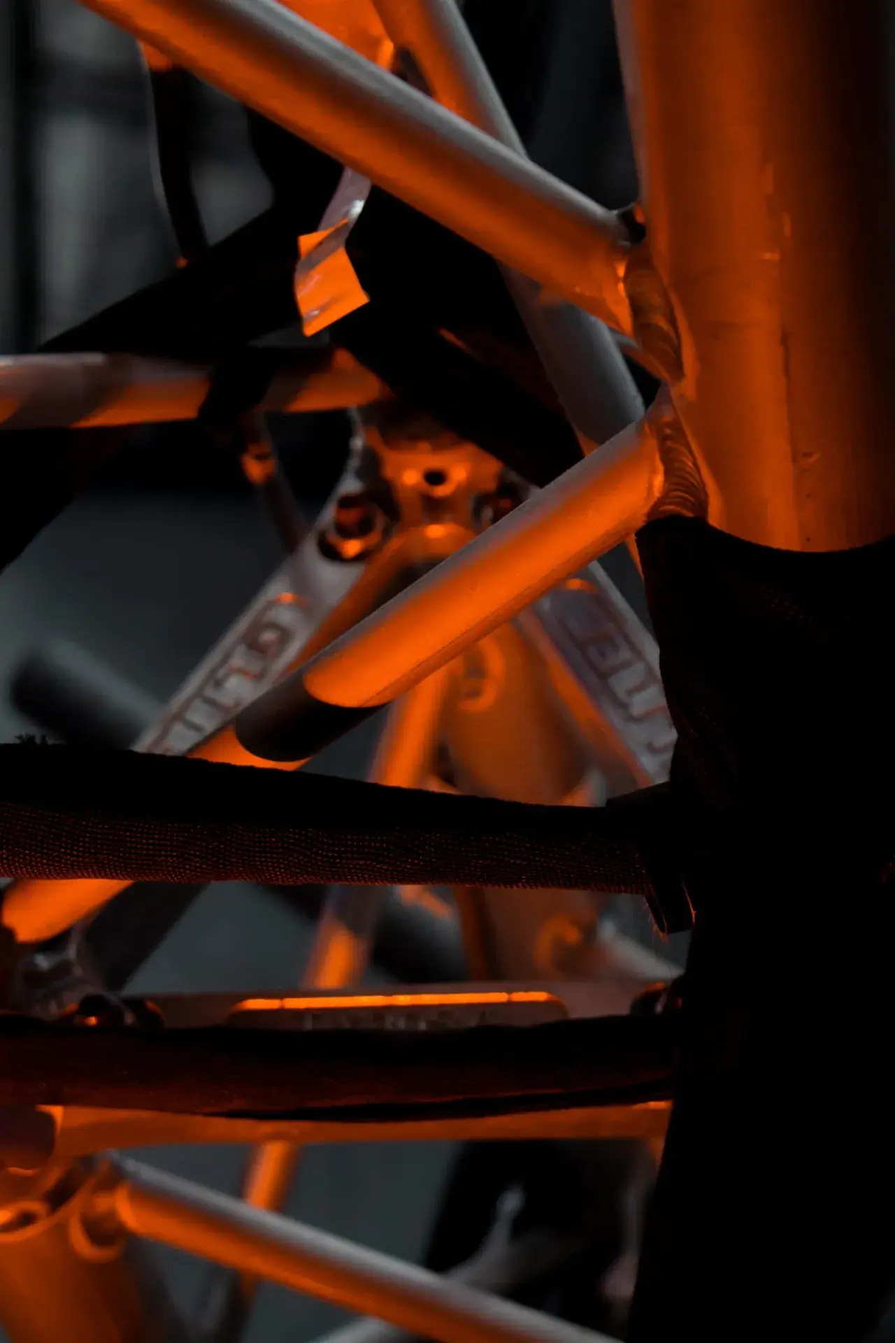 Soft steel round sling detail