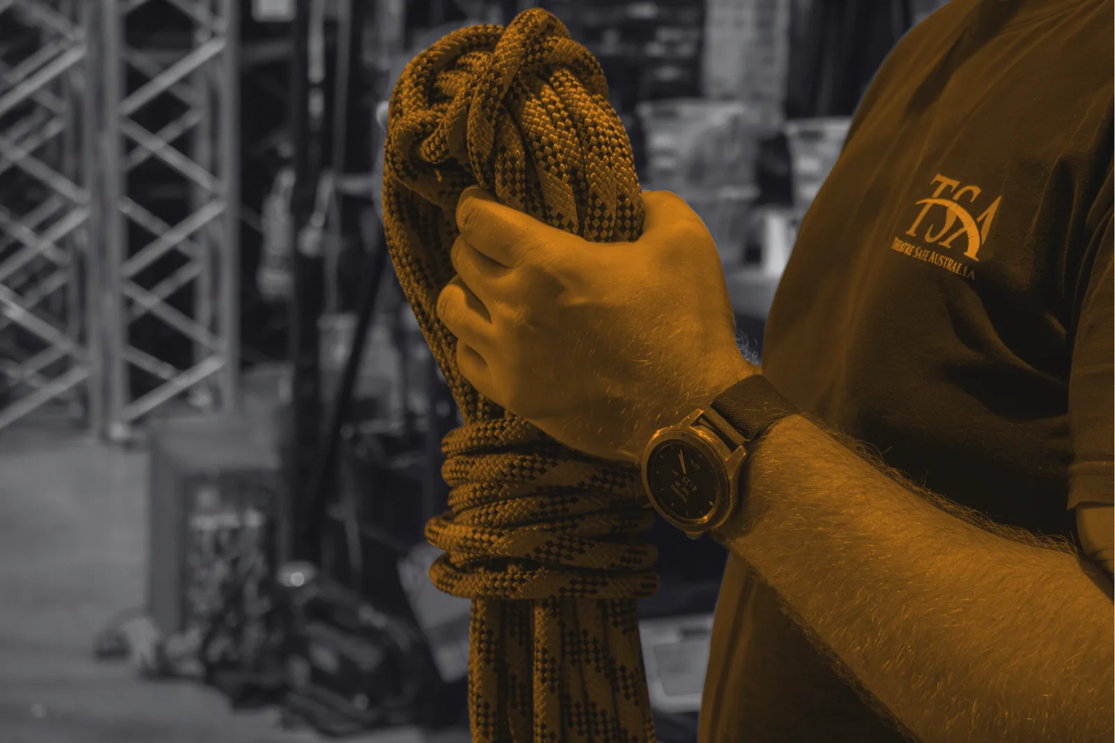 Rigging rope handling